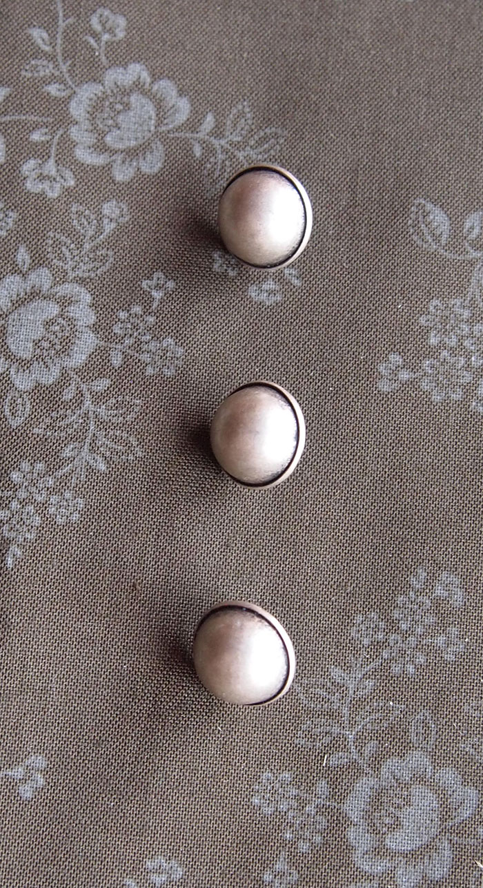 Silber Halbkugel 12mm