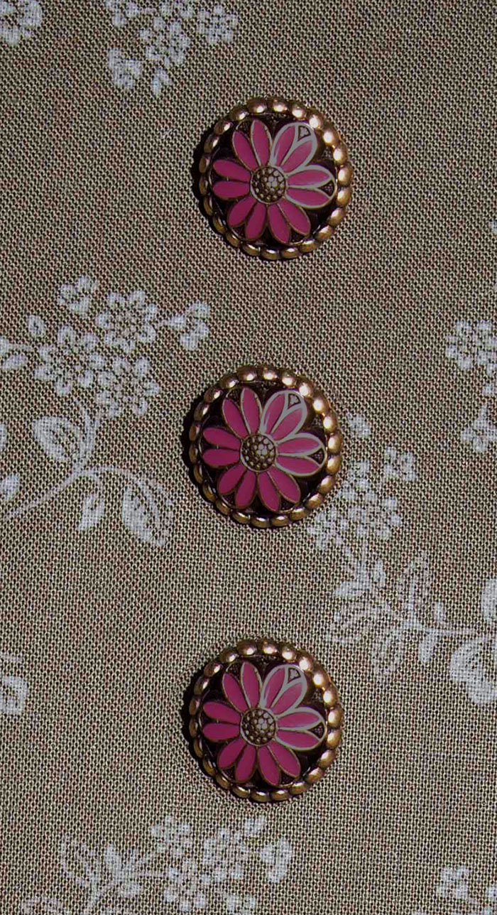 Emailleblume purpur 16mm